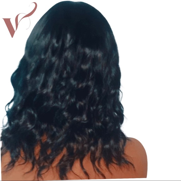 NWT Synthetic (Black) Body Wave 12" Wig with Bang - Picture 2 of 6